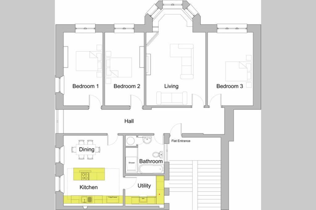 Royal Bank Flat Leilighet Oban Eksteriør bilde